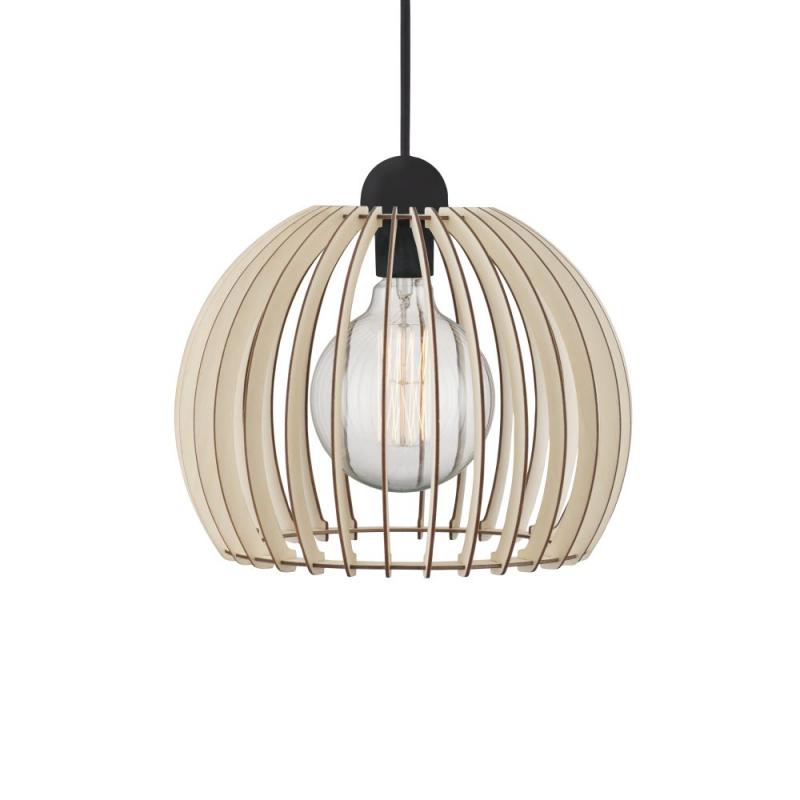 Filigrane Holz Pendelleuchte 30cm NORDLUX